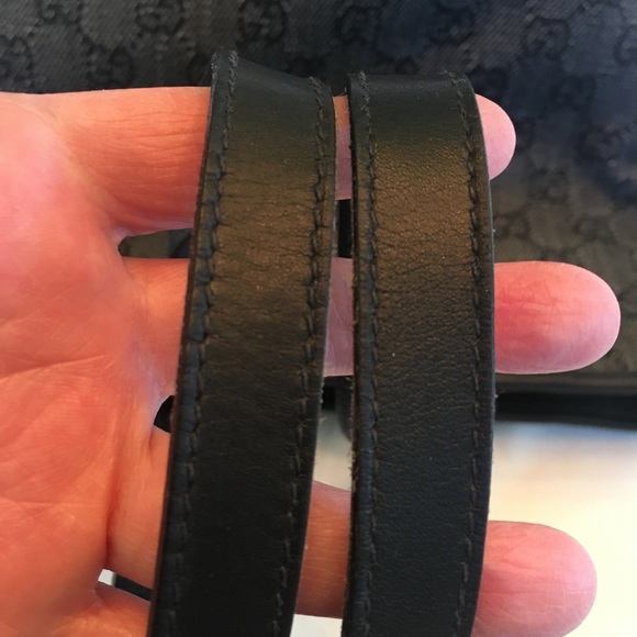 GUCCI Y2K Black Canvas Bucket Bag, Small - Picture 12 of 12